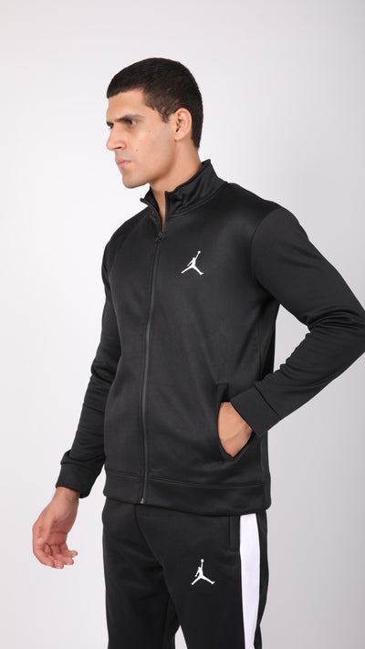 Nik J Premium Tracksuit - Black White