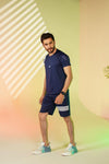 Adi strips Drifit Tee - Navy