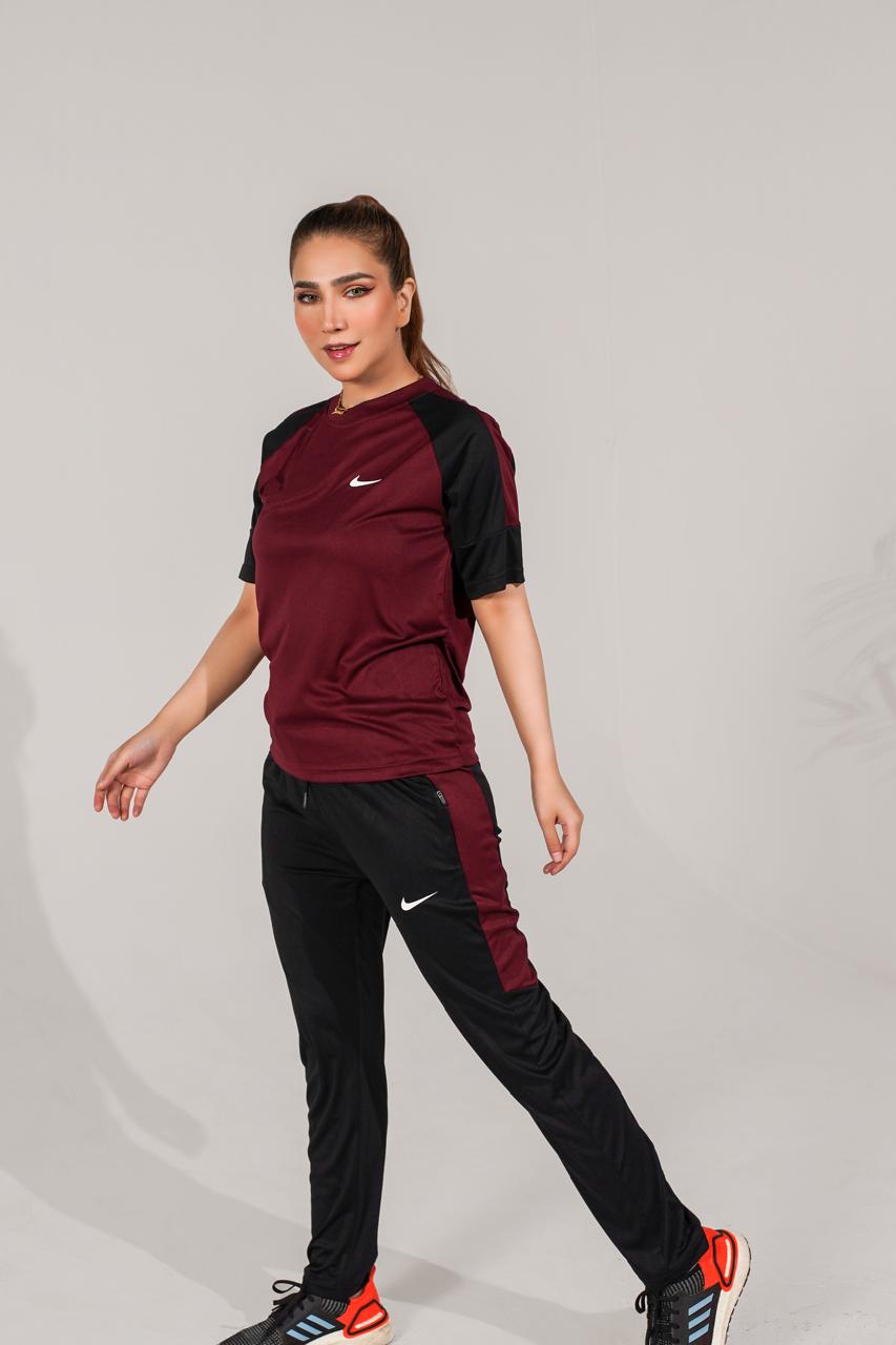 NIK Premium Tracksuit - Mehroon