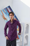 Polo Casual Shirt Multi pony -Purpule